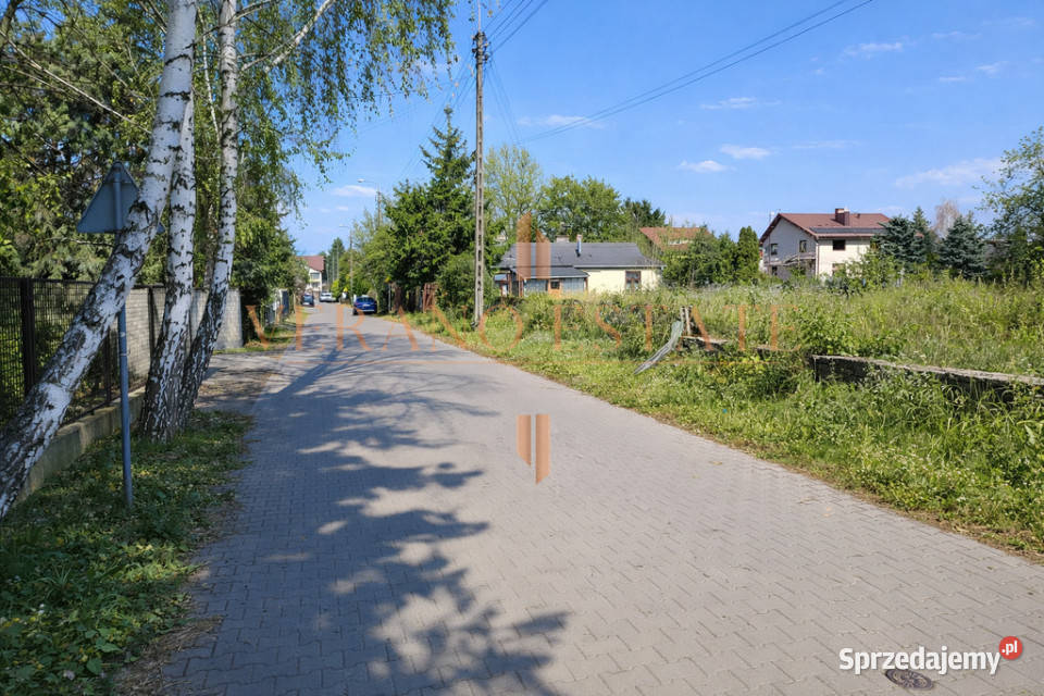 Działka budowlana centrum Łomianek Agawy utwardzona Łomianki