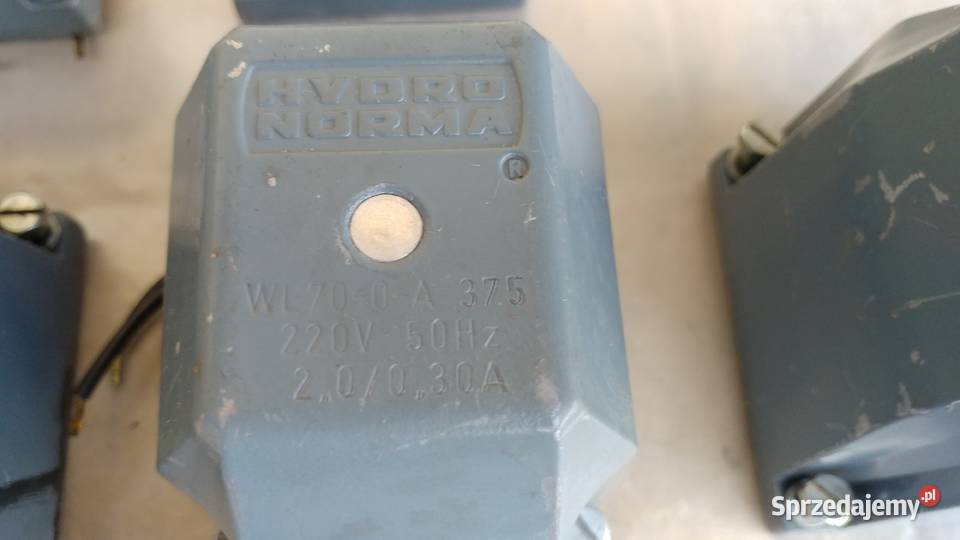 12x HYDRONORMA WL70 elektromagnes obudowa Poznań sprzedam