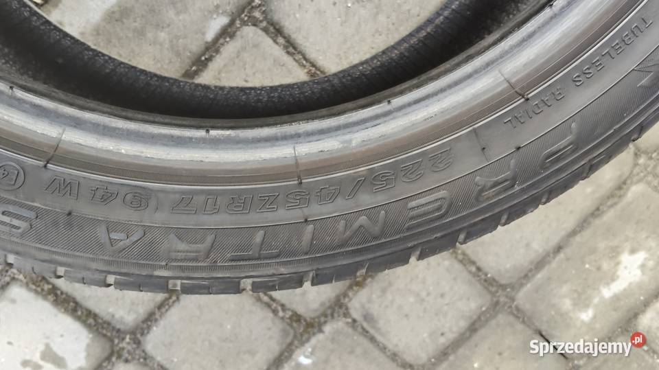 Opony letnie 17225 45 z 2023 roku Samochodowe łódzkie Łęczyca sprzedam