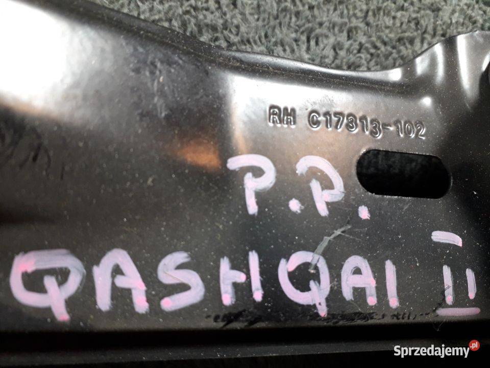Mechanizm prowadnica szyby Qashqai II prawy Włoszczowa sprzedam