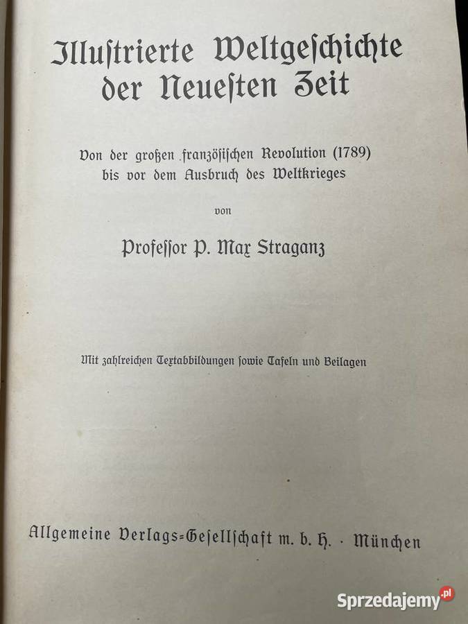 Illuftierte weltgefchichte der neueften zeit Rok wydania 1925 Łódź