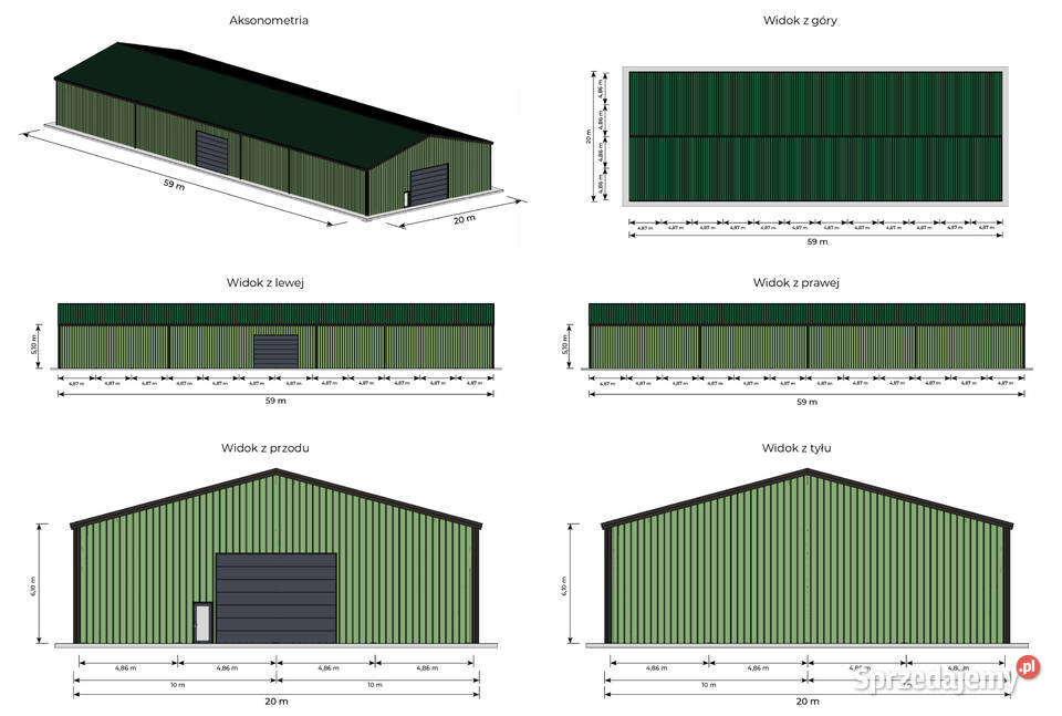 Hala na zboże magazyn rolniczy hala rolnicza Nowe Miasto nad Pilicą