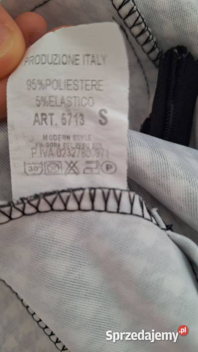 Modern Style sukienka w pepitkę z koronką S Olsztyn