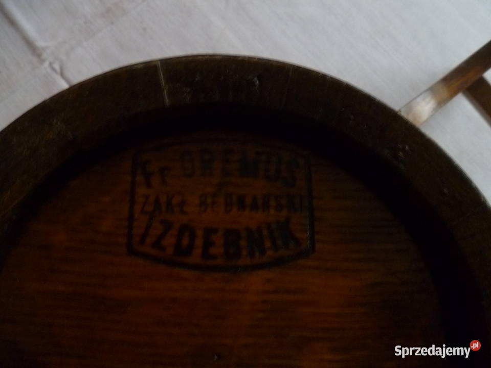 Beczułka mała drewniana