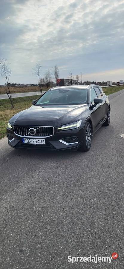 Volvo V60 D3 Inscription bezwypadkowy czarny wielkopolskie