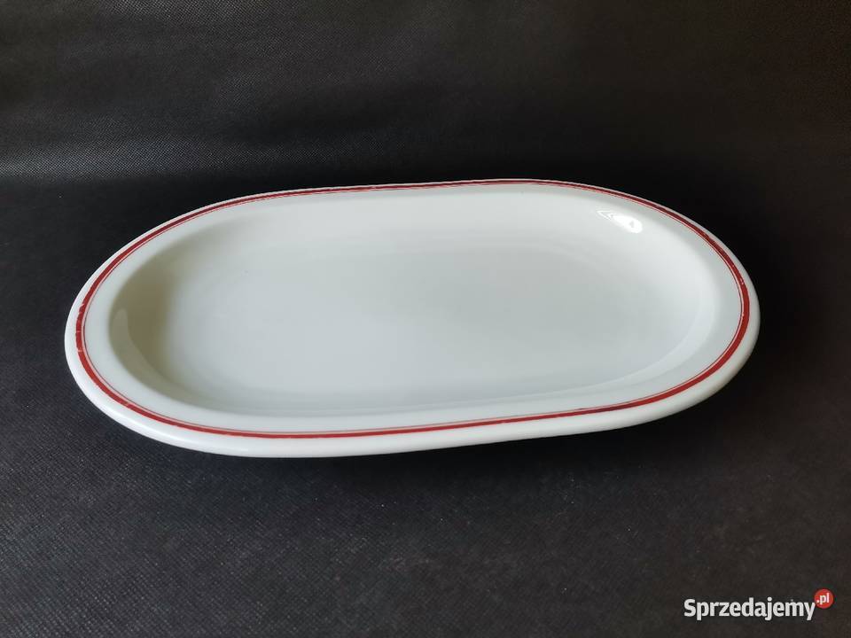 Stary duży talerz półmisek porcelana kantynowa Katowice