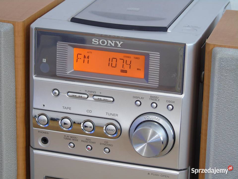 Wieża Sony kolumny radio ładna DOSTAWA podkarpackie Jasło