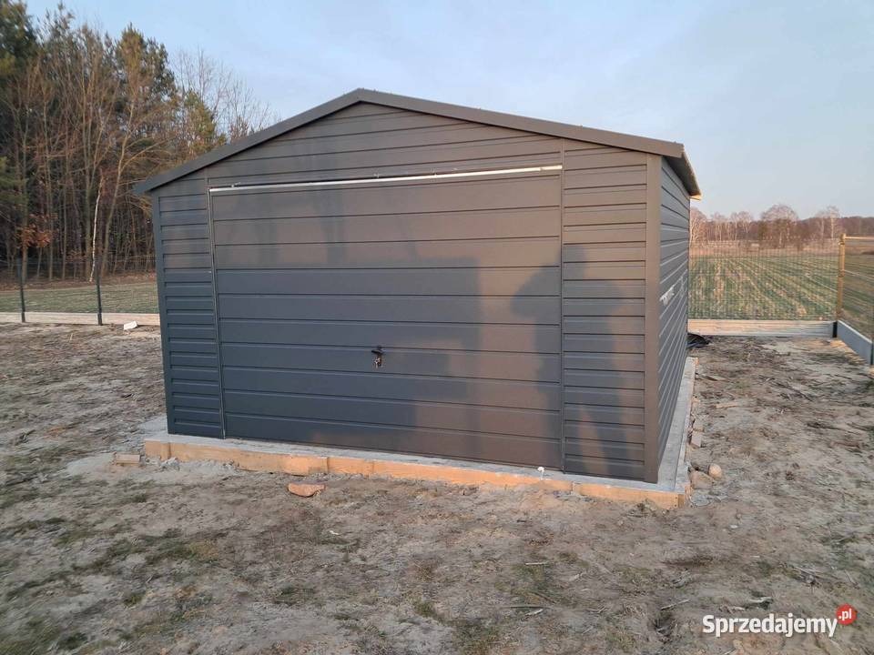 Garaż blaszany 4x6 Wzmocniony PROFILAMI Sprzedaż podkarpackie Rzeszów sprzedam