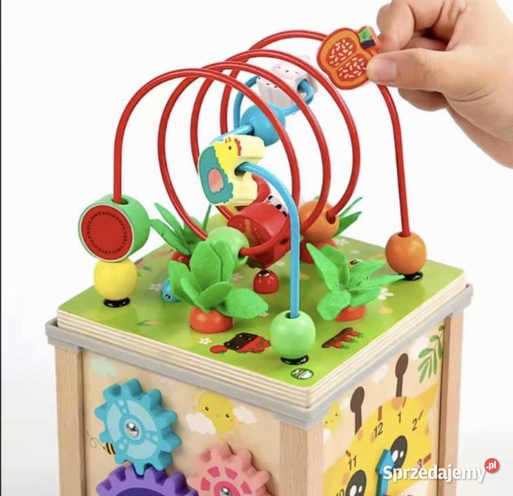 Drewniana kostka edukacyjna interaktywna sorter Edukacyjne świętokrzyskie Kielce