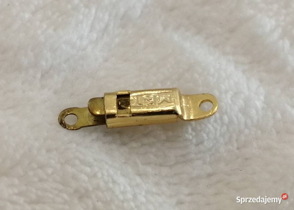 Zapięcie wsuwane do łańcuszka 3x4x17mm złoty Czeladź