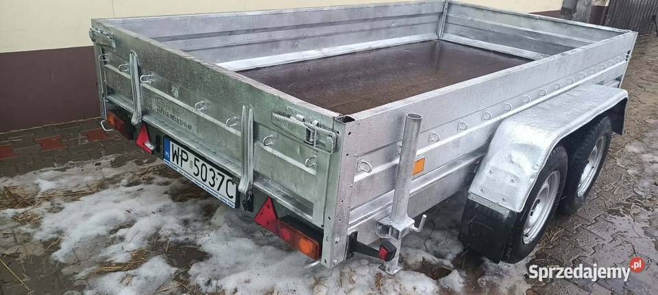 Przeczepka ciężarowa przyczepka NIEWIADÓW B2000 burtowe Drobin
