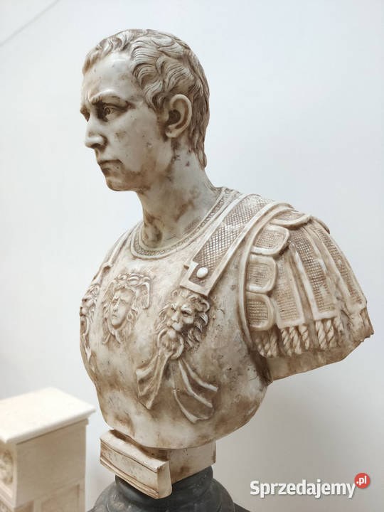 Popiersie Gajusza Juliusza Cezara algomarmur XX Poznań sprzedam