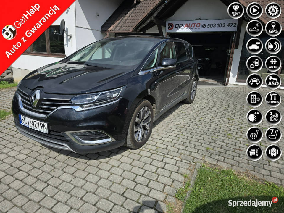 Renault Espace Okazja Limited pełny serwis fra gniazdo AUX Ustroń