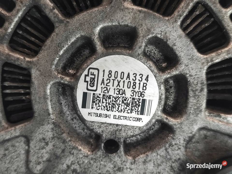 OUTLANDER ASX 11r 22 DID 4N14 175 alternator osobowe Kielce sprzedam