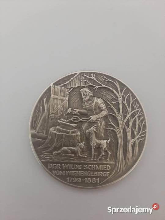 Srebro p1000 medal pamiątkowy Elbląg