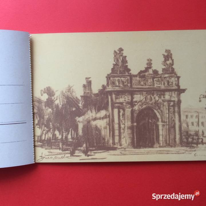 1501 Zestaw Widokówek Grafika Szczecin sprzedam