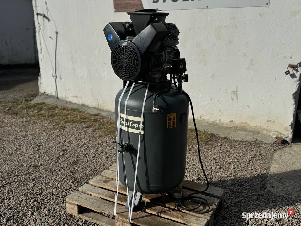Kompresor tłokowy Atlas Copco LE 1510 250L Produkcja Kalwaria Zebrzydowska