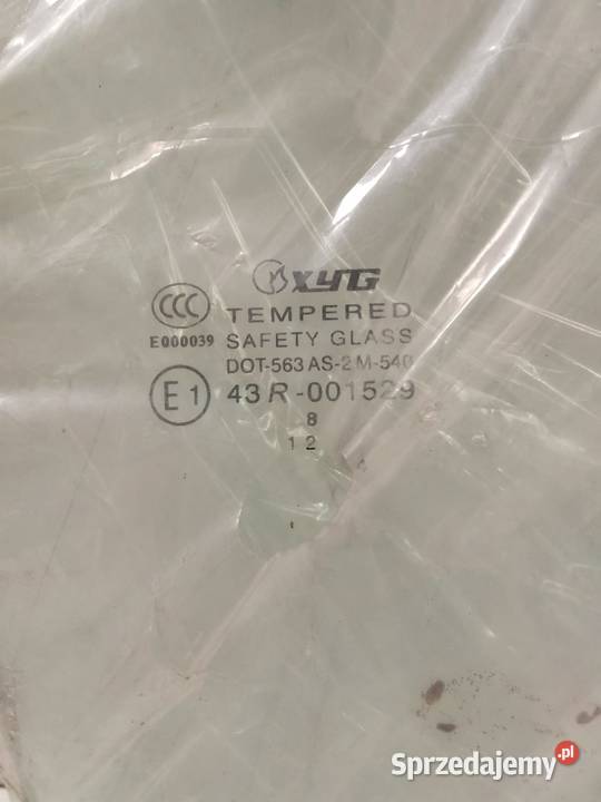 Szyba Drzwi Prawych Przednich Hyundai Sonata 05 wielkopolskie