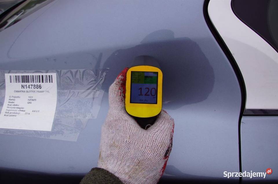 ĆWIARTKA BŁOTNIK PRAWY TYŁ INFINITI Q50 RBP 2014