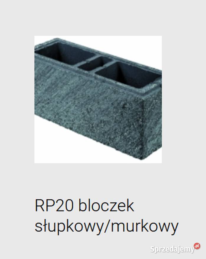 Bloczki ogrodzeniowe JONIEC Roma PERFECT MORION Gorlice