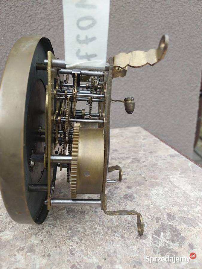 M077 Mechanizm starego zegara tarcza 145 Antyki Tczew sprzedam