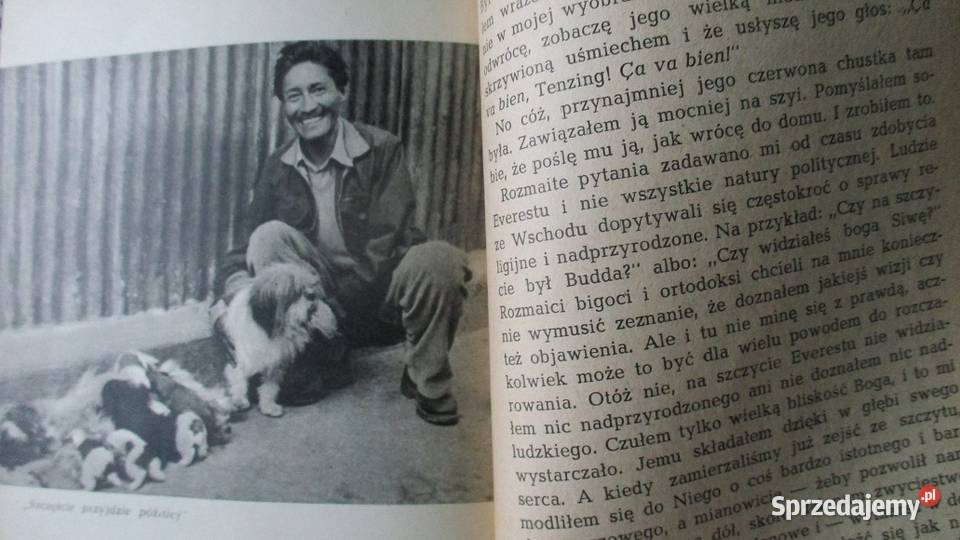 Człowiek Everestu Tenzing Everest himalaizm Poradniki, albumy i reportaże