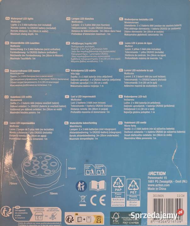 Wodoodporne światełko LED Krasne-Lasocice