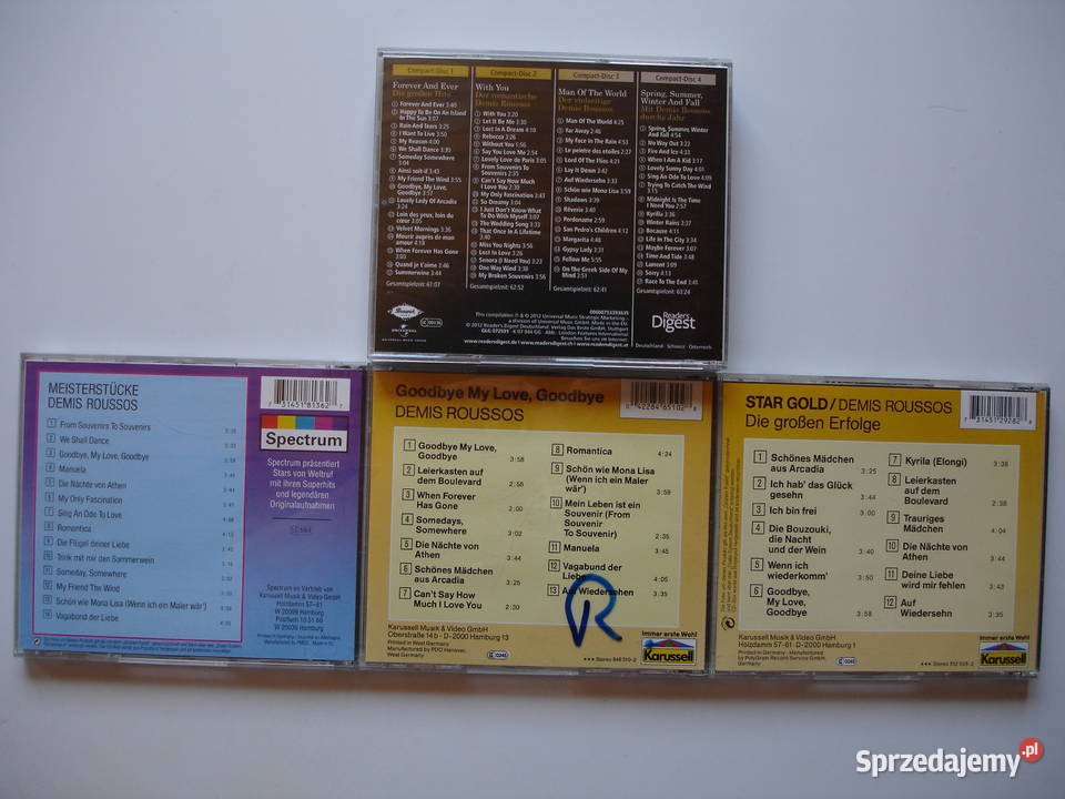 DEMIS ROUSSOS płyty CD 1 płyta lubuskie Zielona Góra