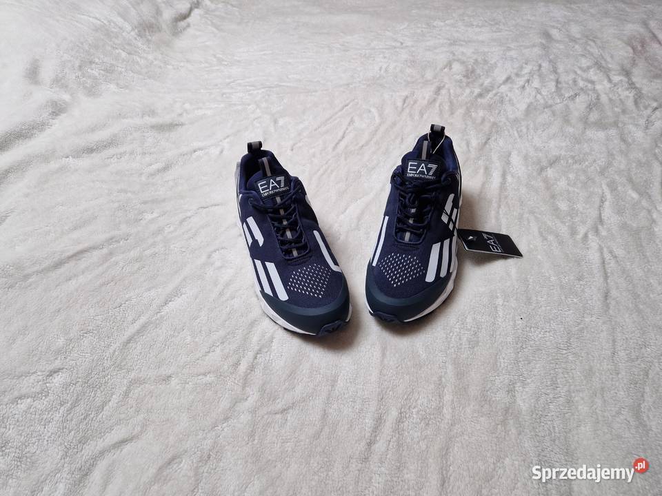 Nowe granatowe buty sportowe Sneakersy EA7 Bibice