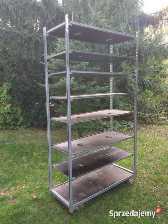 Regał warsztatowy na kółkach magazynowy wózek Krasienin