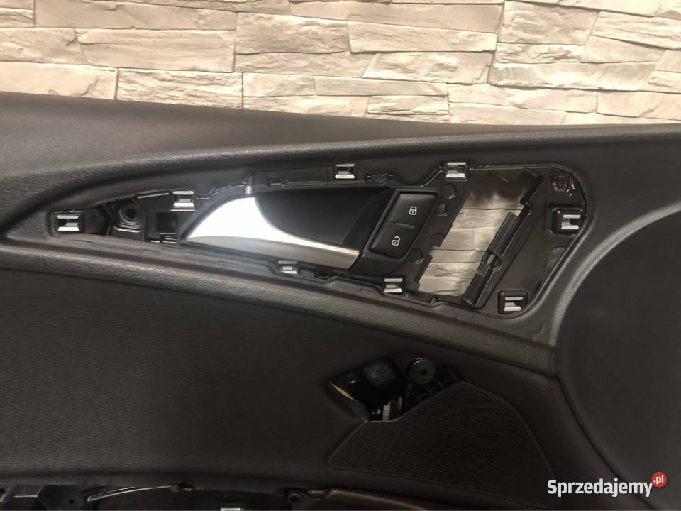 Audi A6 C7 boczek tapicerka lewy przód czarna Rzeszów sprzedam