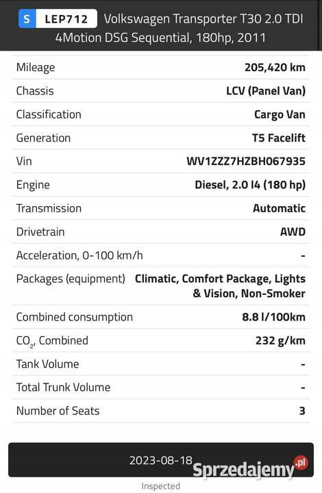 SILNIK VW Multivan VI 20 TDI BITURBO BITDI 180 lubelskie