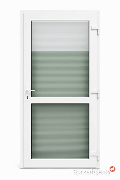 Drzwi zewnętrzne Sklepowe PCV 90x200 z Wałbrzych sprzedam