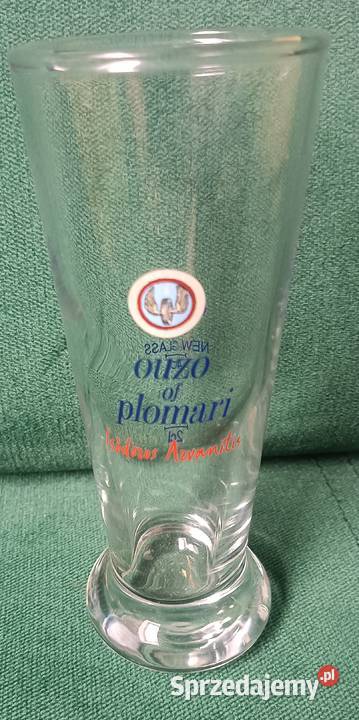 Pokal szklanka Ouzo of Plomari Unikat 150ml Zbylitowska Góra