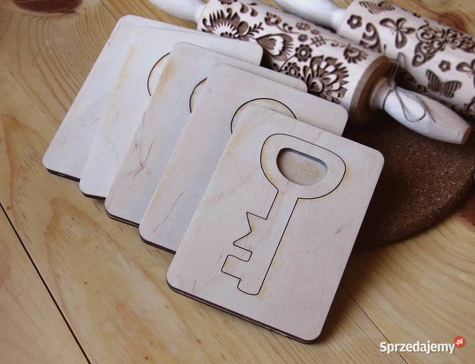 Układanka lewopółkulowa drewniana klucze łódzkie
