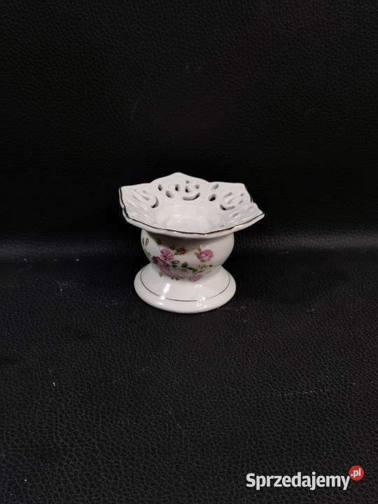 Porcelanowy Świecznik Vintage Na Tealighty Poddębice