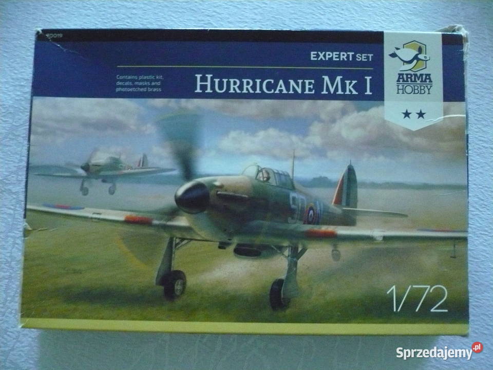 modelarstwo Hurricane mk I 172 Armma Hobby Wałbrzych