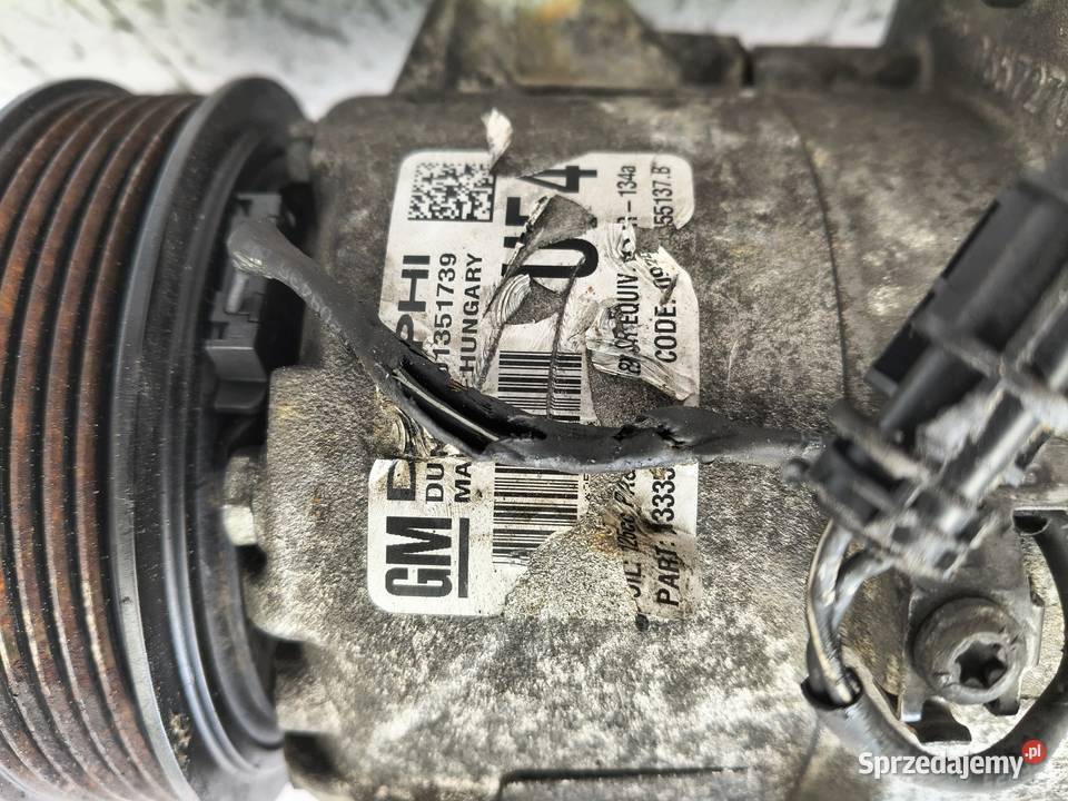 SPRĘŻARKA KLIMATYZACJI Opel Astra J 16 16V Chełm