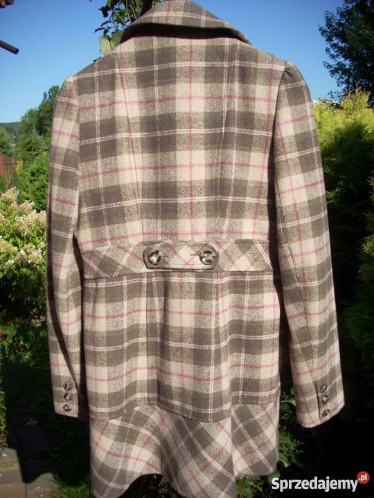 MISS SELFRIDGE płaszcz PRZEJŚCIOWY Krata 38 M 40 małopolskie Nowy Sącz