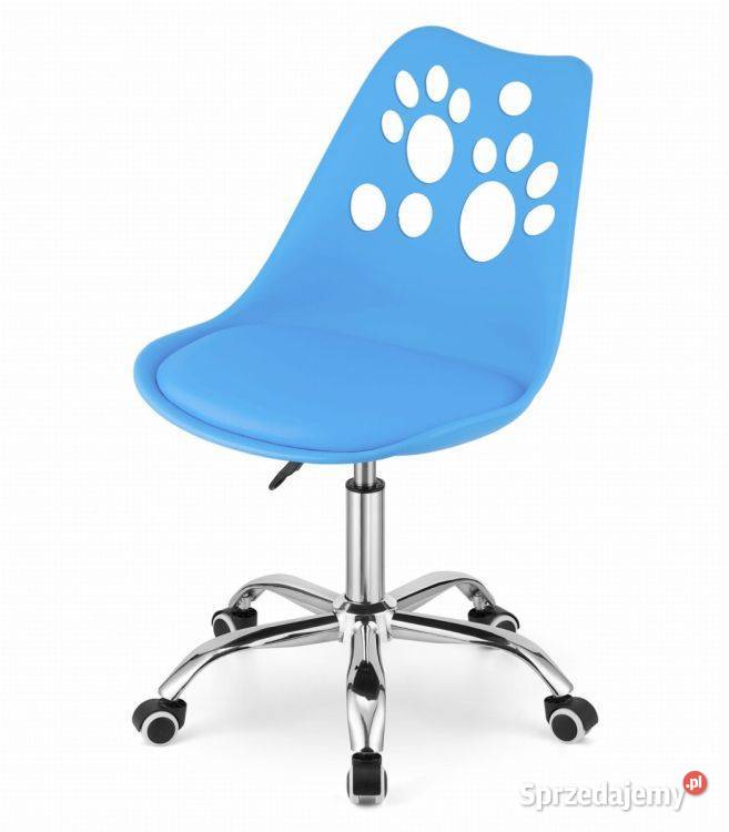 Krzesło obrotowe PRINT niebieskie Bielsk Podlaski