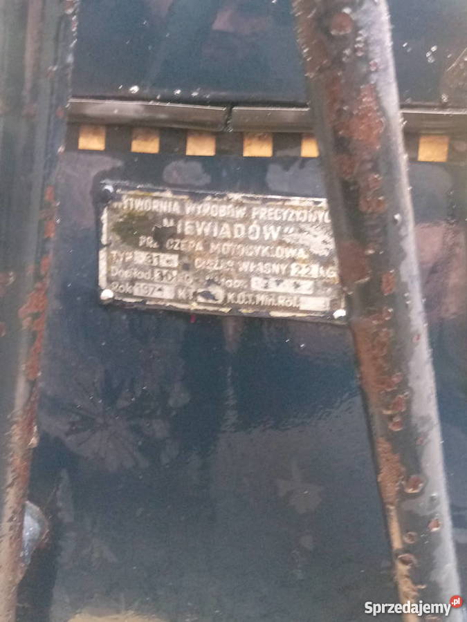 Przyczepka przyczepa motocyklowa Niewiadów N31 Wodzisław Śląski