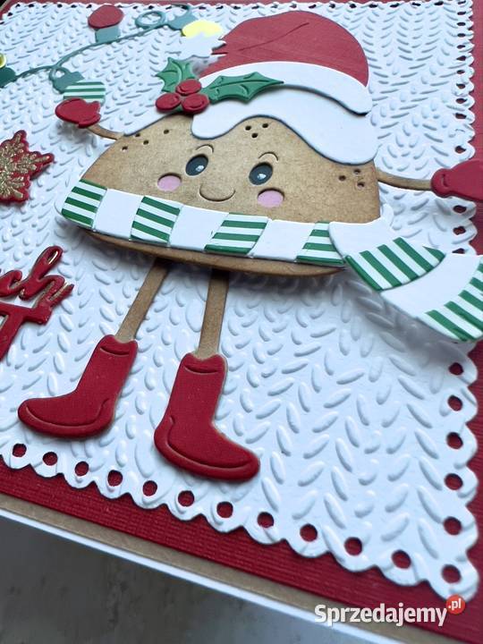 Kartka świąteczna Boźe Narodzenie ręcznie podkarpackie Mielec sprzedam