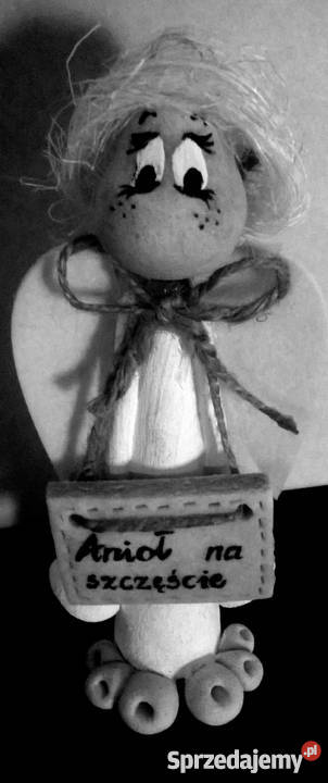 anioł dekoracje vintage retro decoupage Rękodzieło Iława