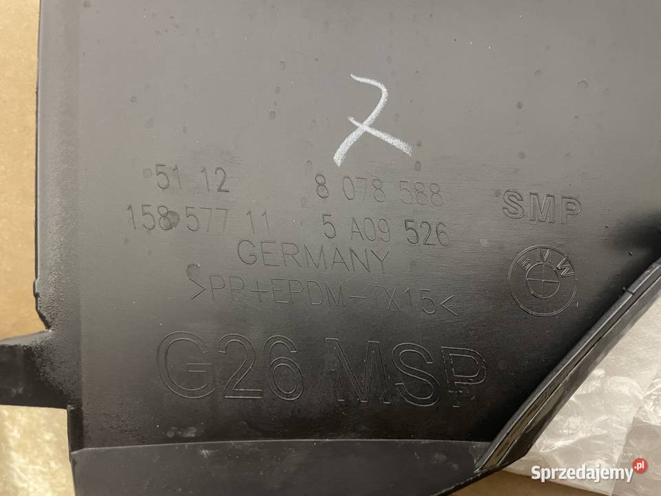 BMW 4 G26 Kratka zderzaka atrapa Shwarz II Lewa śląskie Pszczyna