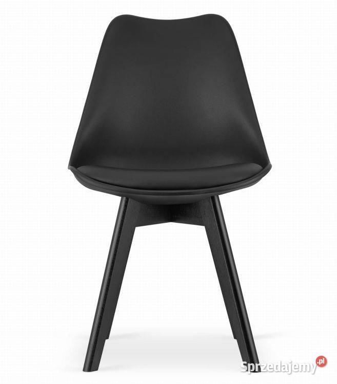 Zestaw czterech krzeseł czarne nogi czarne Krzesła Bielsk Podlaski