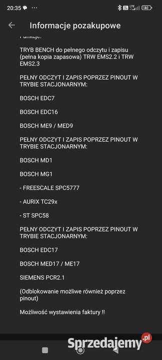 Dwa razy użytyKT200 Full wersja dpf egr foxflash Kraśnik