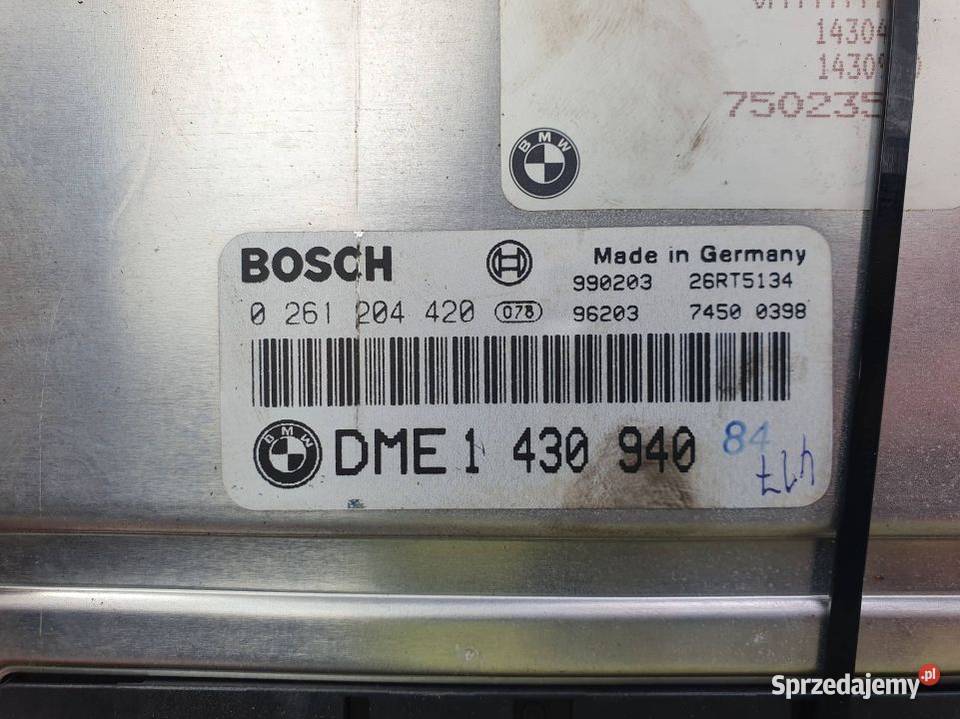 KOMPUTER SILNIKA ECU BMW E46 0261204420 Części samochodowe Lipno sprzedam
