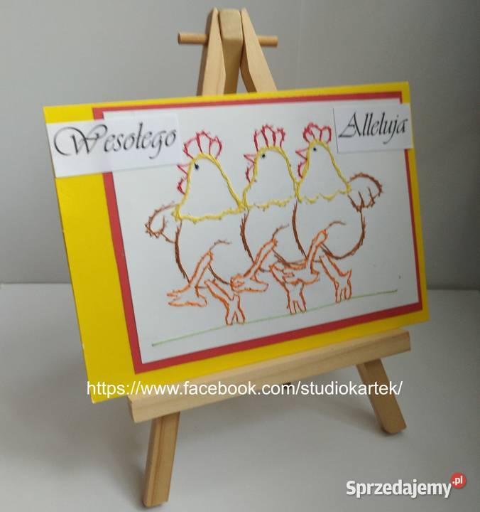 KARTKI WIELKANOC Komunia Ślub itp Handmade Białystok