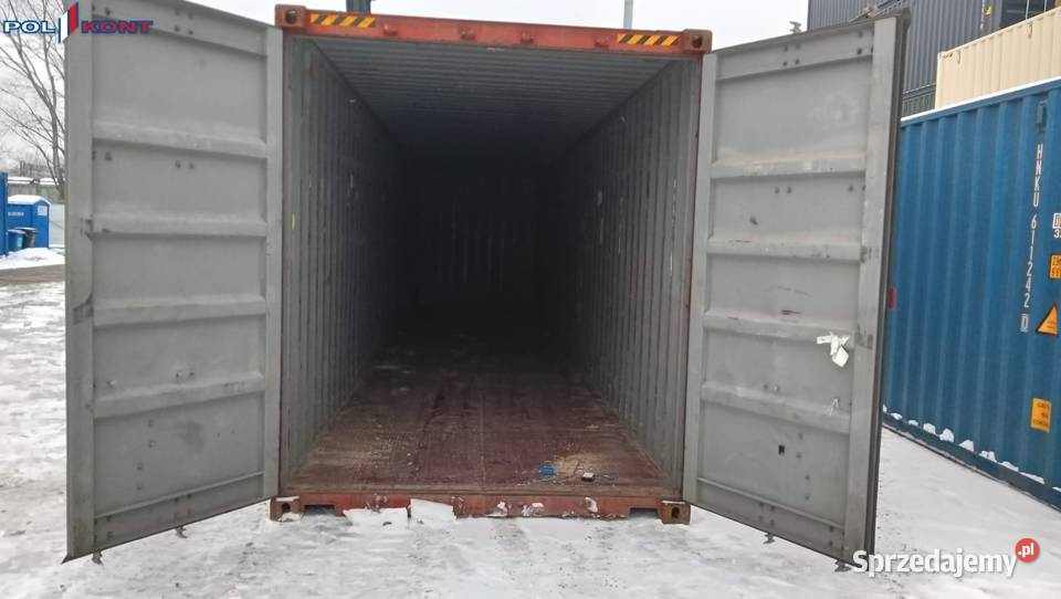 Kontener morski 40 HC 12 metrowy Pewny kontener lubelskie Lublin