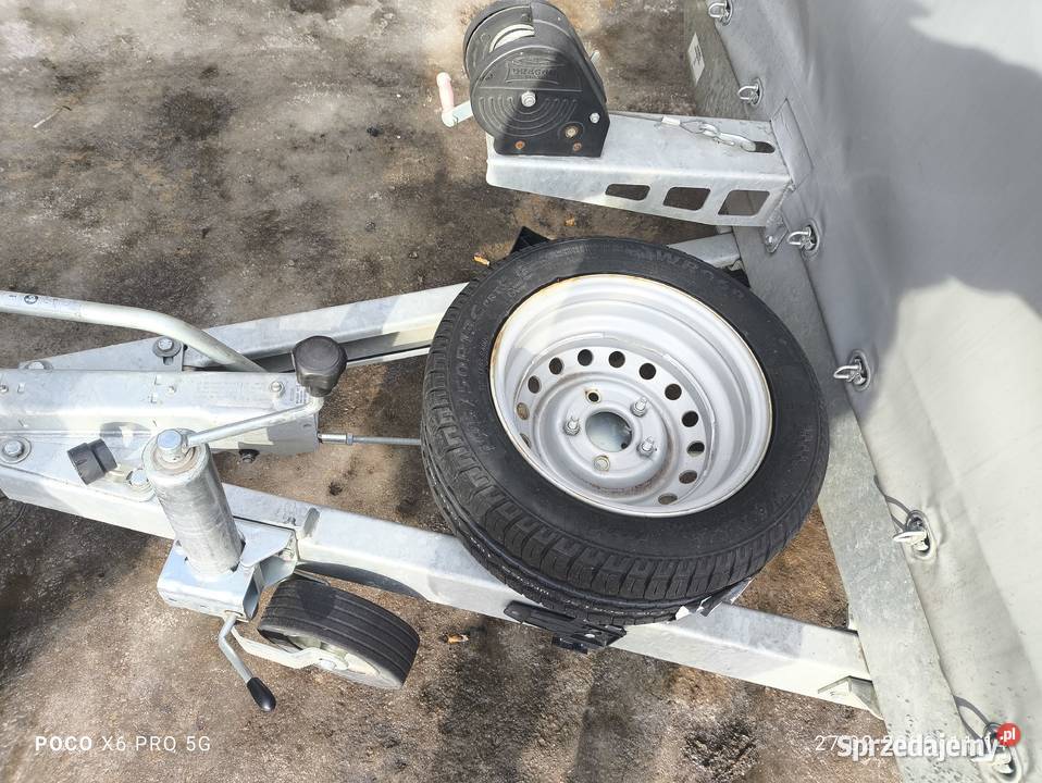 Przyczepa laweta super stan z plandeką Lawety pomorskie Czersk sprzedam